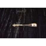 A Silver Handled Shoe Horn, Birmingham 1904