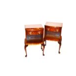 A Nice Pair of Mahogany Bedside Cabinets