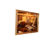 A Large Gilt Framed Wall Mirror