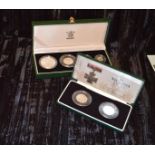 A 2003 Silver Proof Coin Set and A Victoria Cross Coin Set