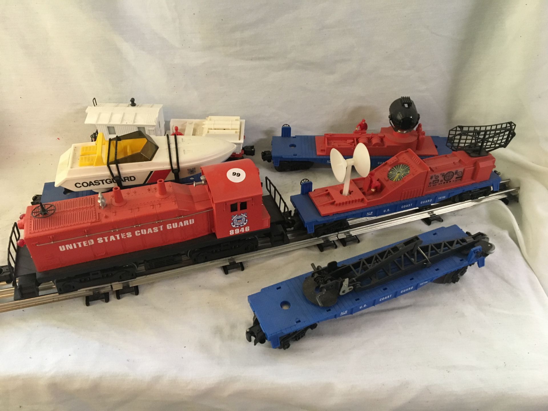 Lot of 6 – Lionel Coast Guard Train Set (Unit# 6-11905)