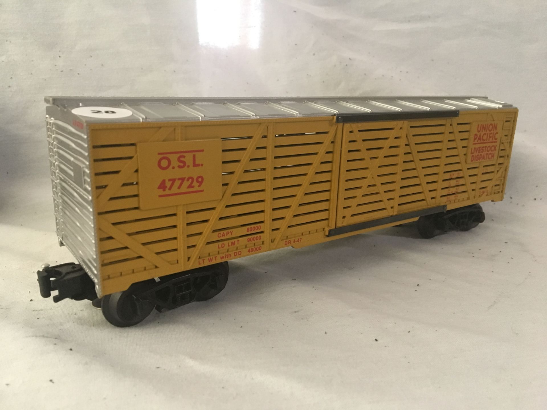 #47729 O.S.L. Union Pacific Livestock Dispatch with Live Action Sound