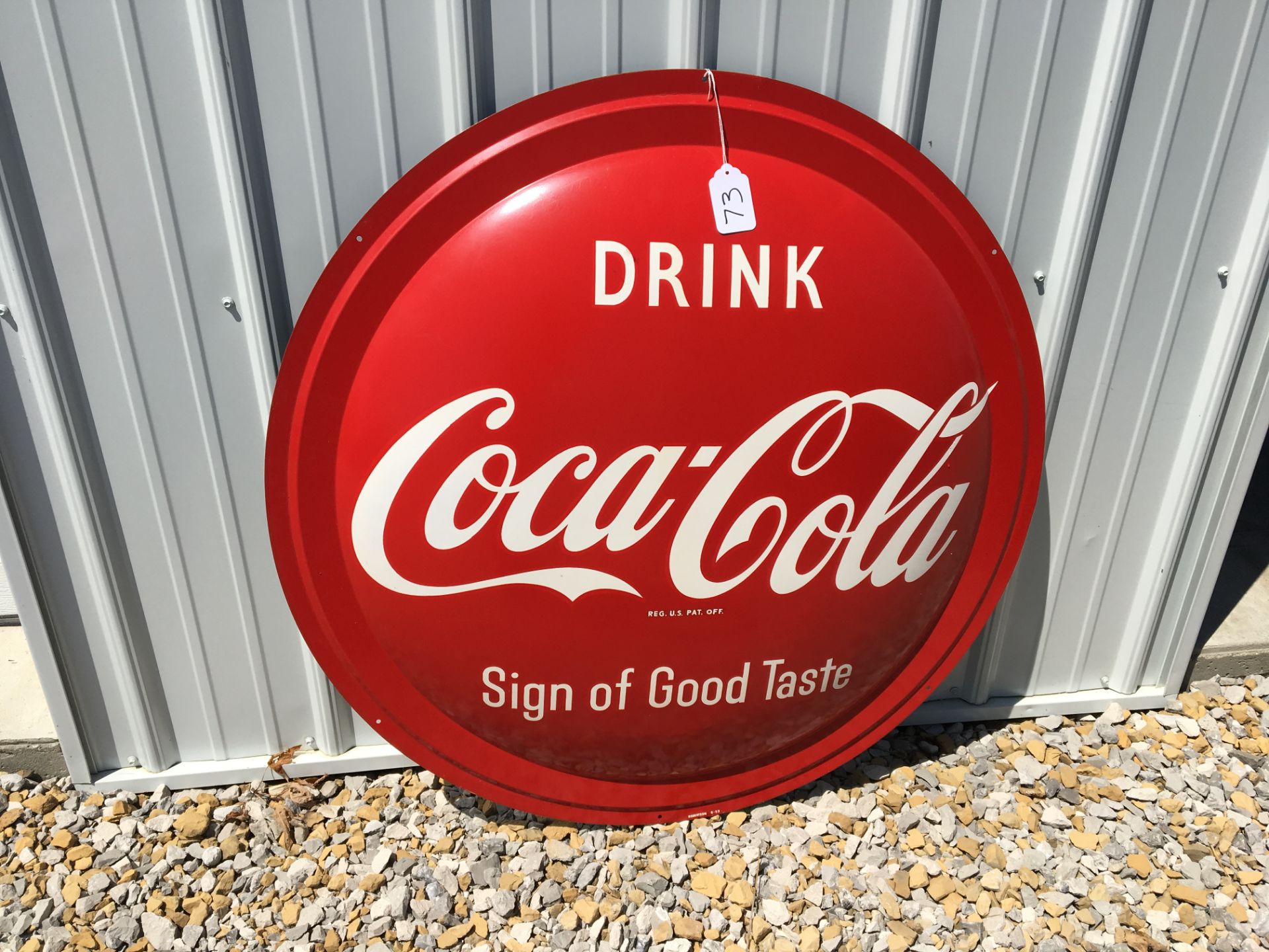Coca-Cola 36” Round Sign, Robertson (6-59)