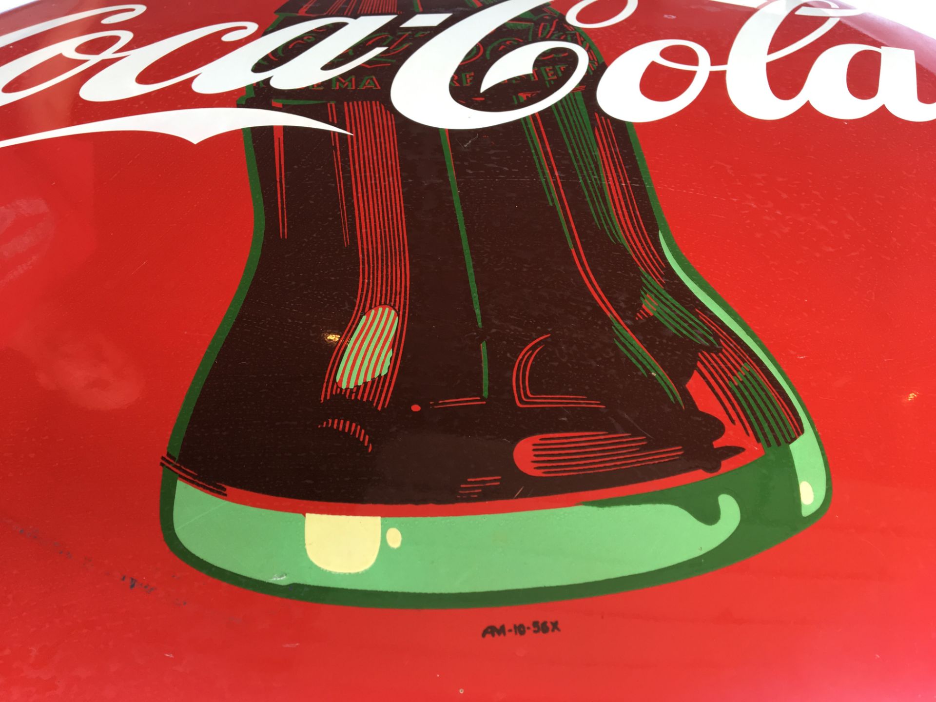 Coca-Cola 36” Round Sign, AM-10-56X - Image 2 of 2