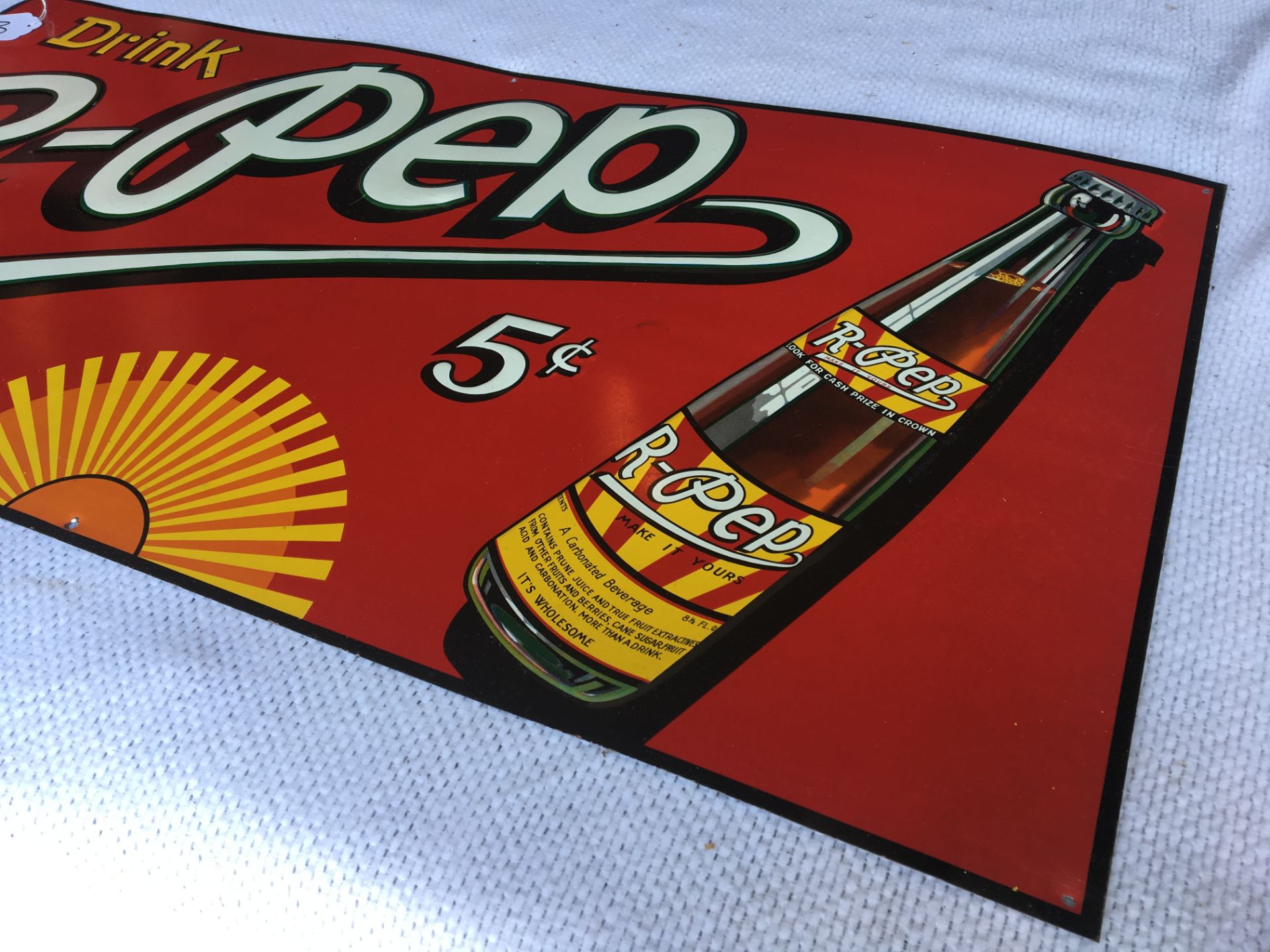 R-Pep, 17 ½” x 36”, Metal Sign - Image 2 of 2