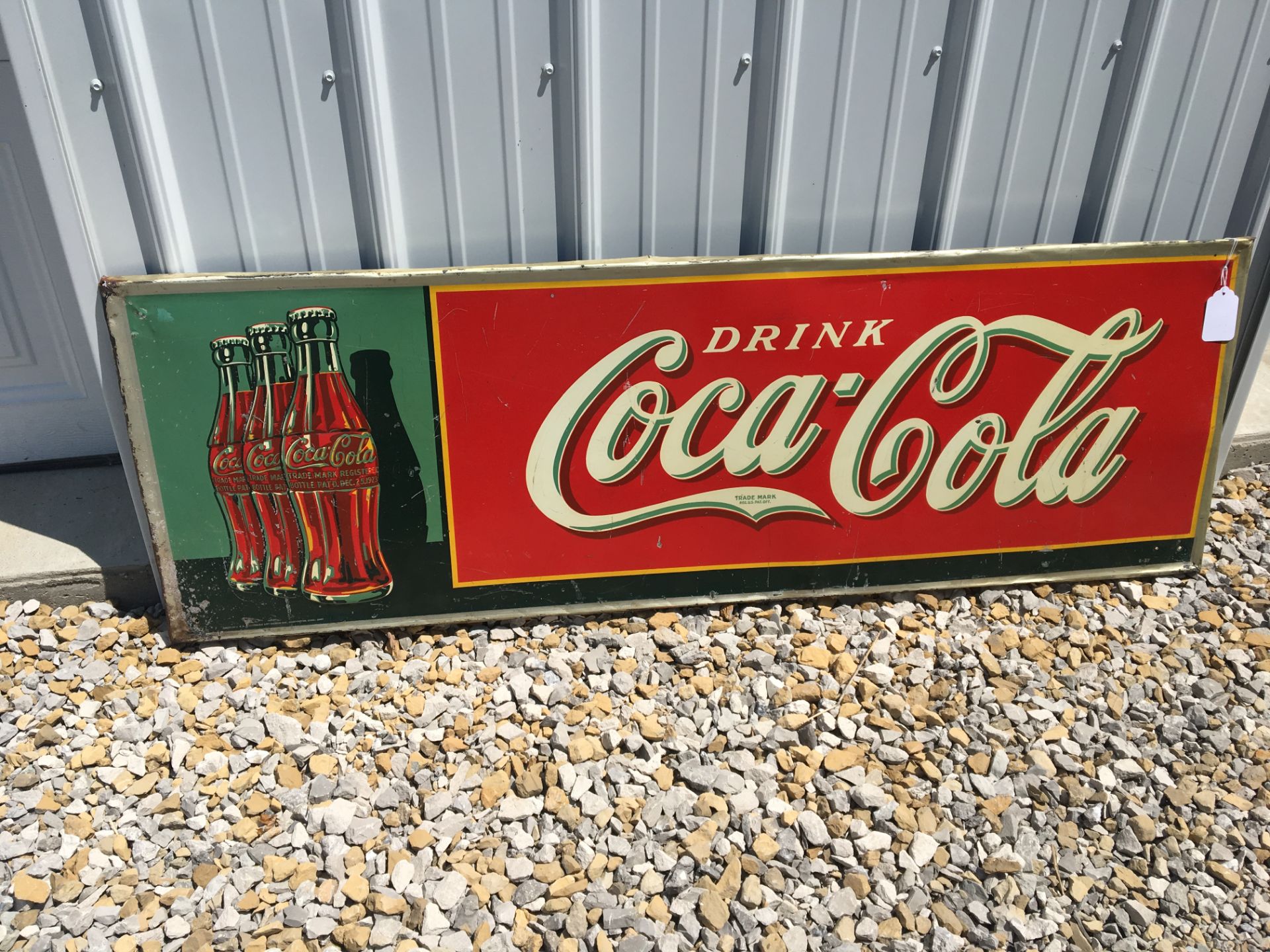 Coca-Cola, 18” x 53 ¾”, Metal Sign