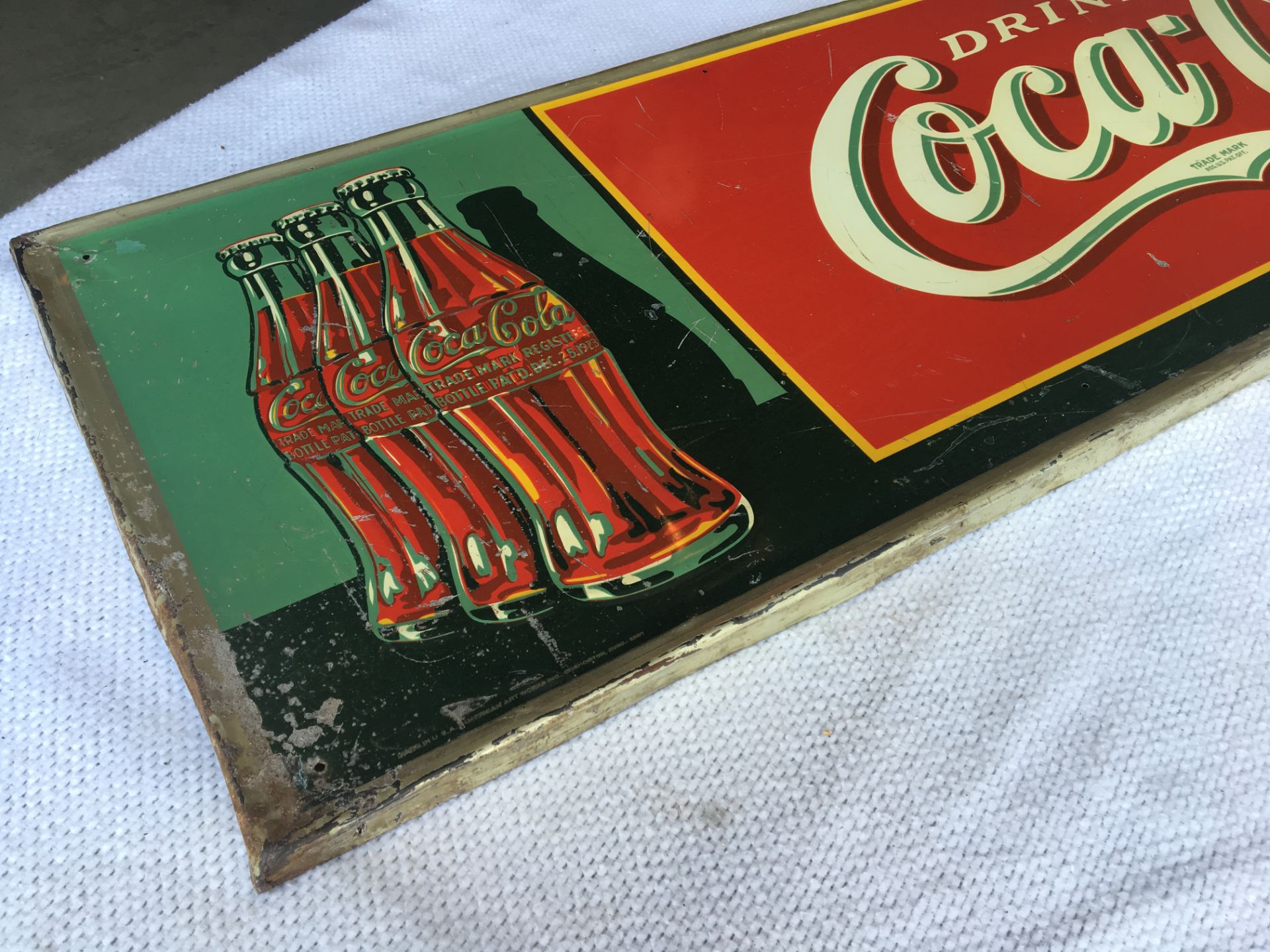 Coca-Cola, 18” x 53 ¾”, Metal Sign - Image 2 of 3