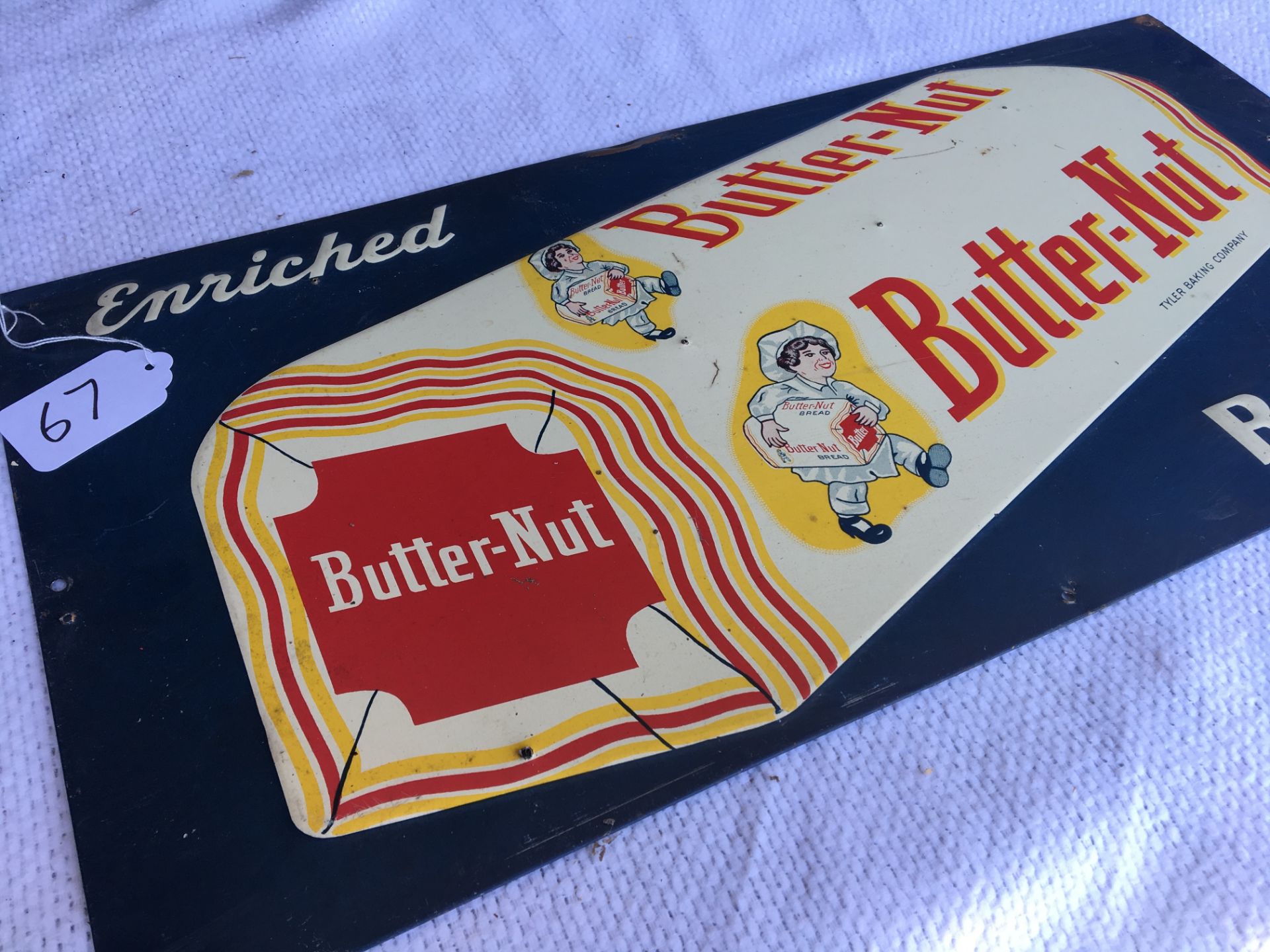 Butter-Nut Bread, 13” x 27”, Metal Sign - Image 2 of 2