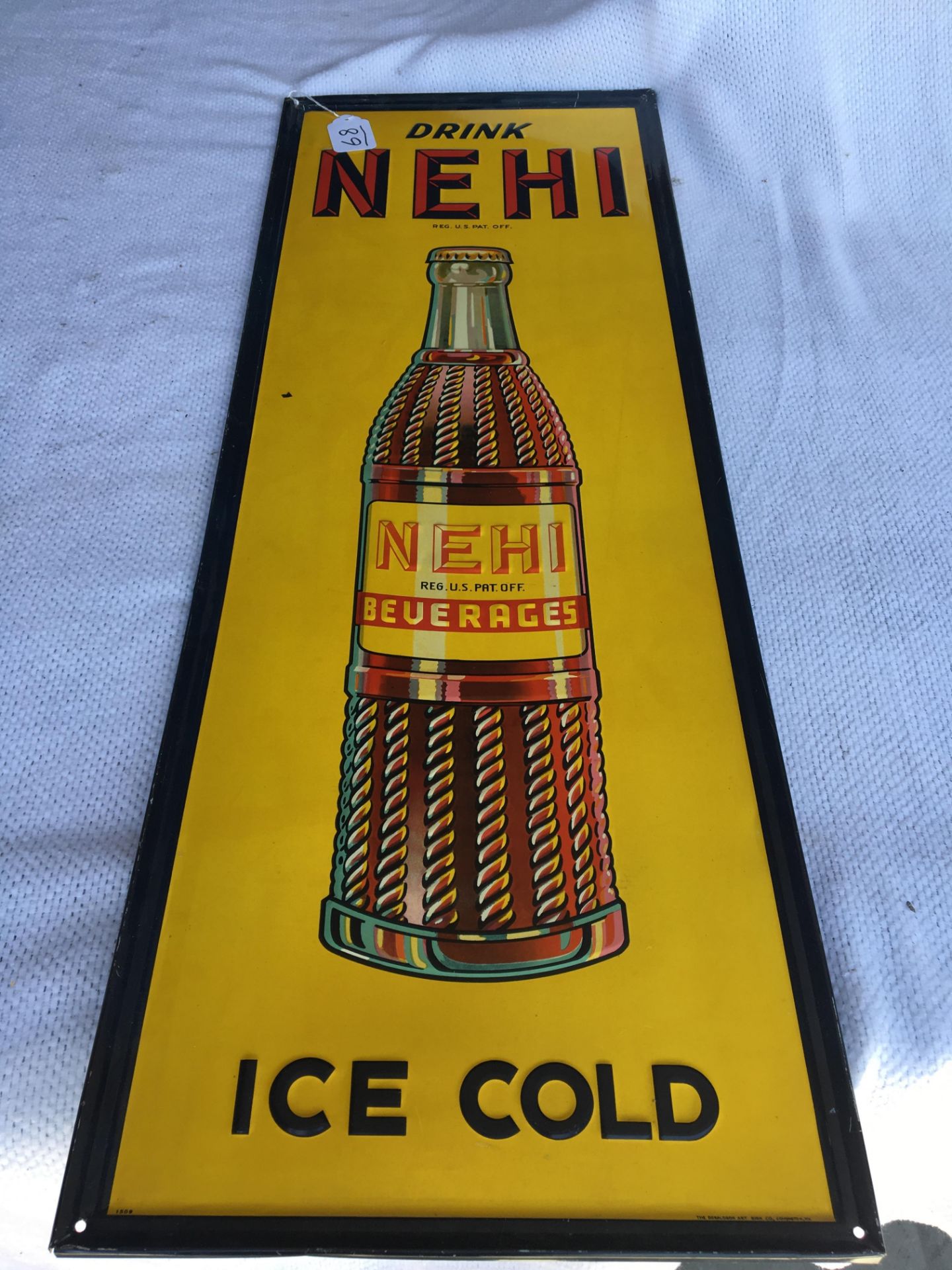 NEHI, 15” x 41 1/2”, Metal Sign (No. 1509)