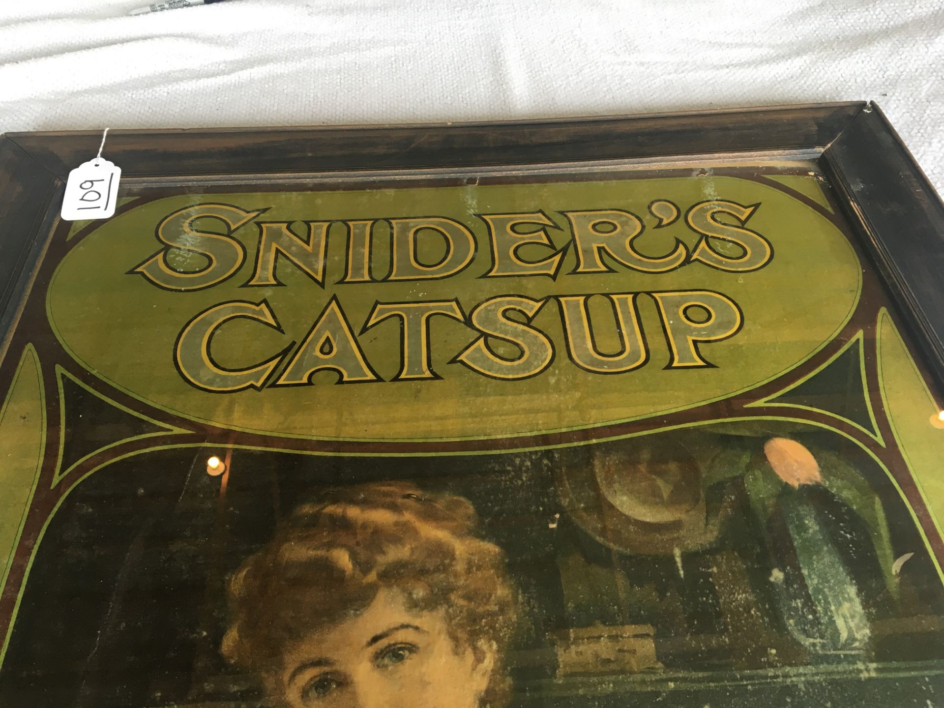 35” x 45 ½” Framed Snider's Catsup Poster - Image 3 of 4