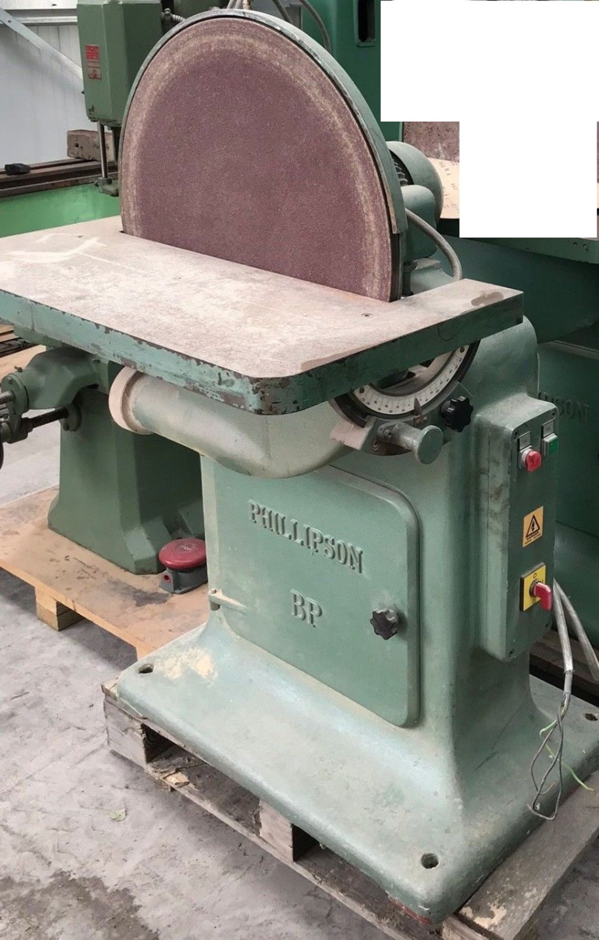 Phillipson 24 inch single sided disc sander