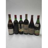 6 flessen wijn incl. Chinon 1964 1969 Saint Estephe 1978