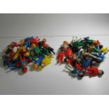 60x Playmobil classic figuren, jaren 60/ 70