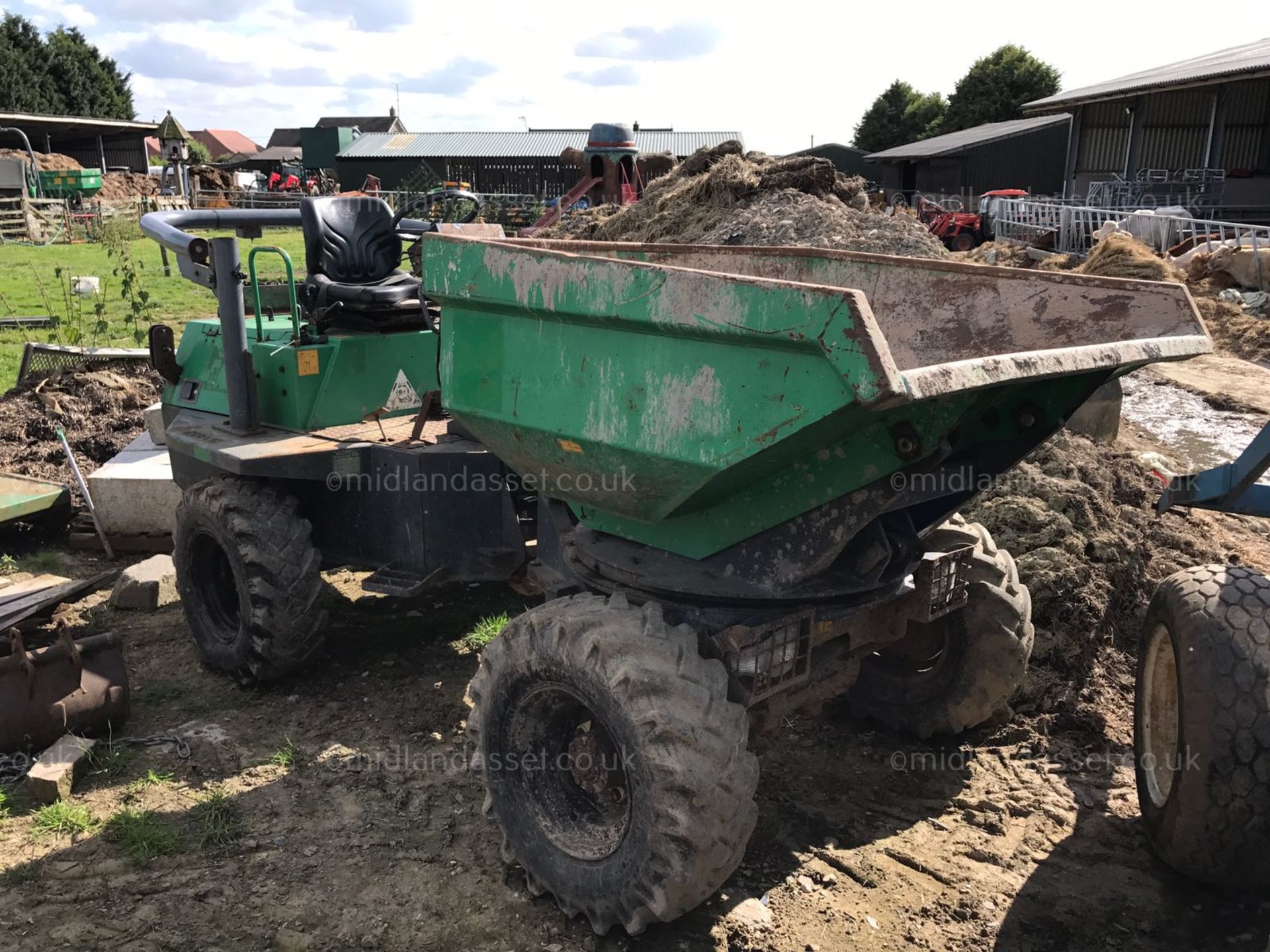 2008 TEREX BENFORD 3 TONNE 4x4 SWIVEL DUMPER