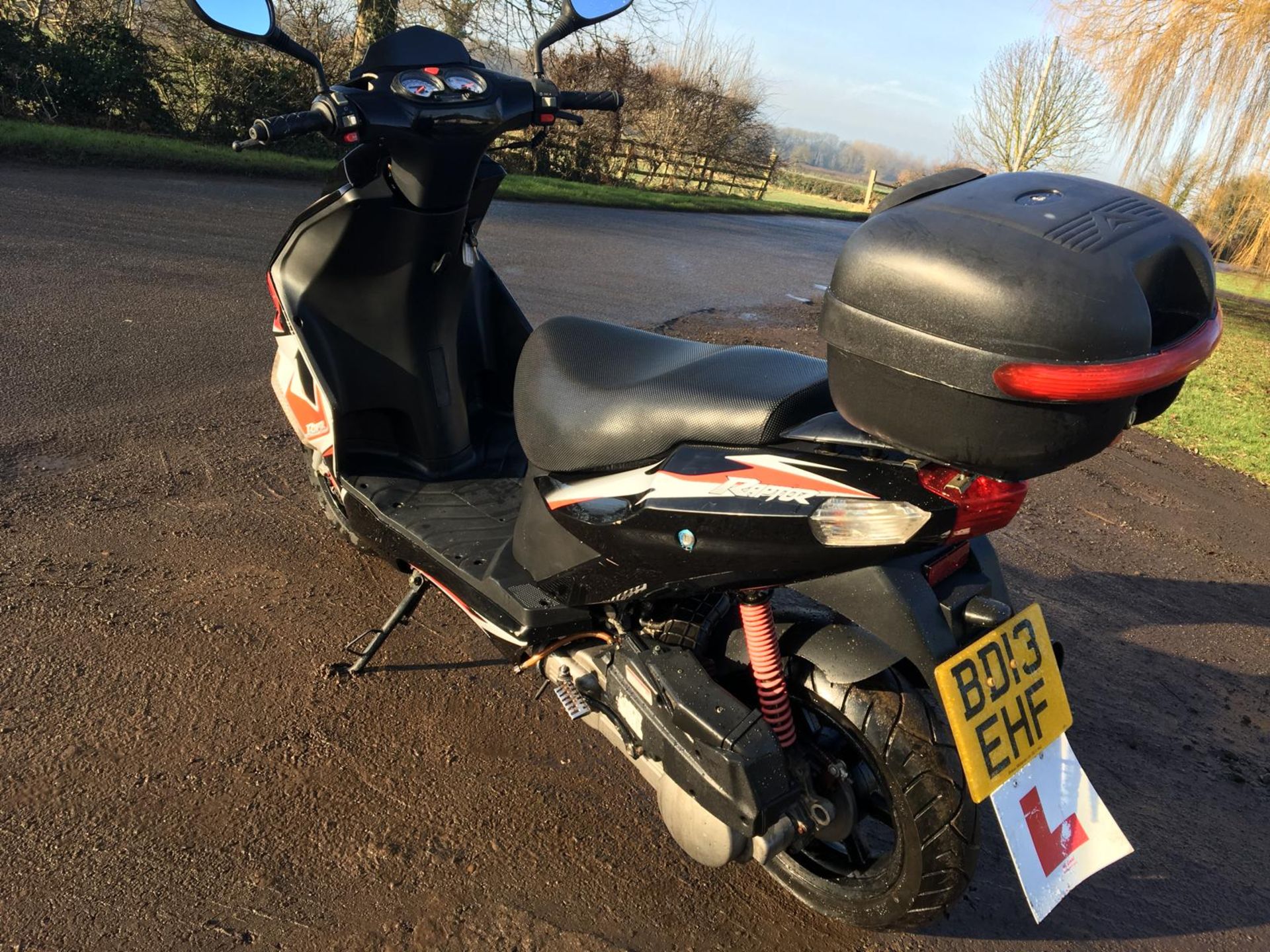 2013 BLACK LONGJIA RAPTOR 125CC PETROL MOTORCYCLE, NO RESERVE *NO VAT* - Image 6 of 6