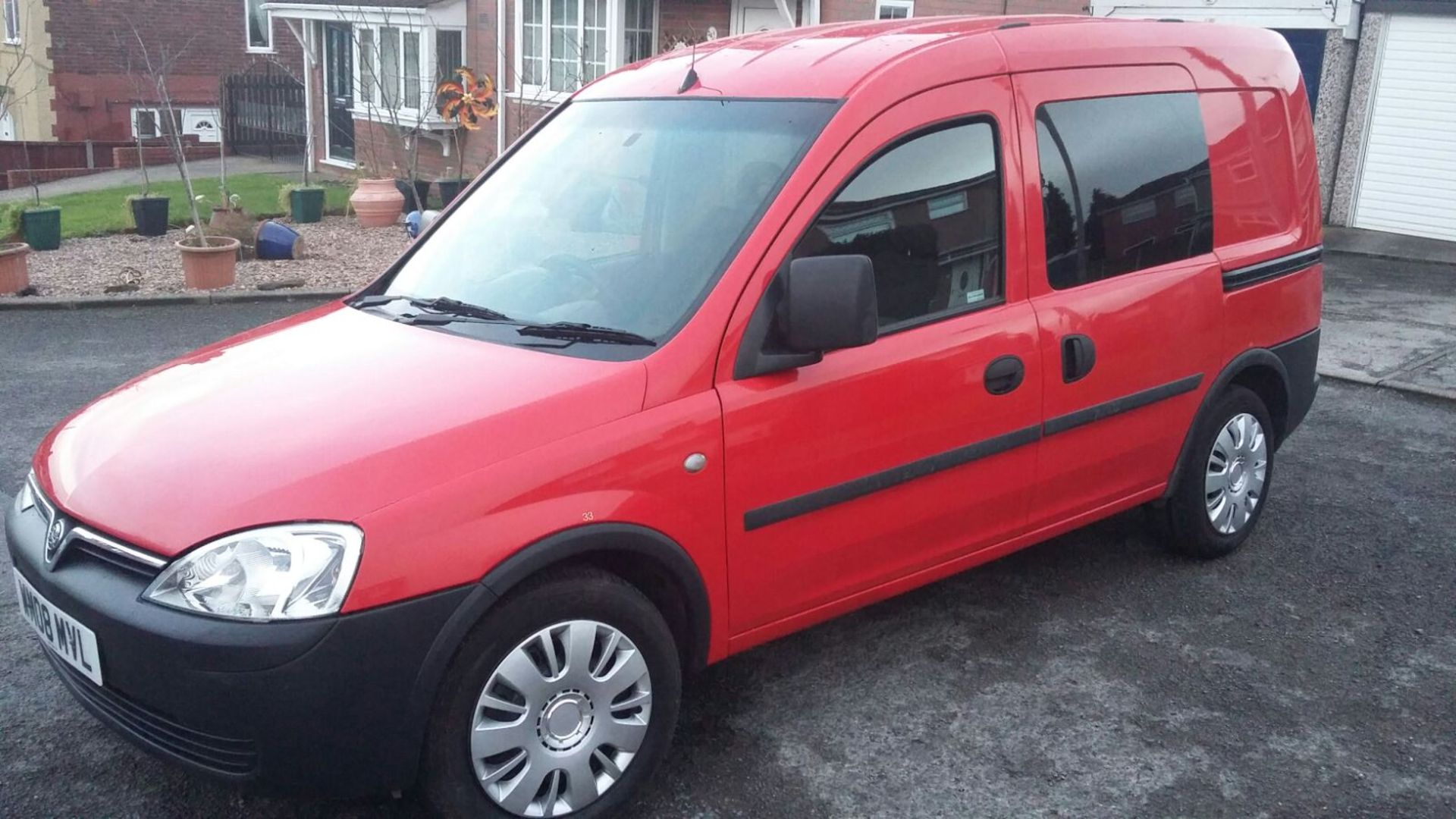 2008/08 REG VAUXHALL COMBO CDTI SWB DIESEL CAR DERIVED VAN CREW CAB FULL SERVICE HISTORY *NO VAT* - Image 2 of 11