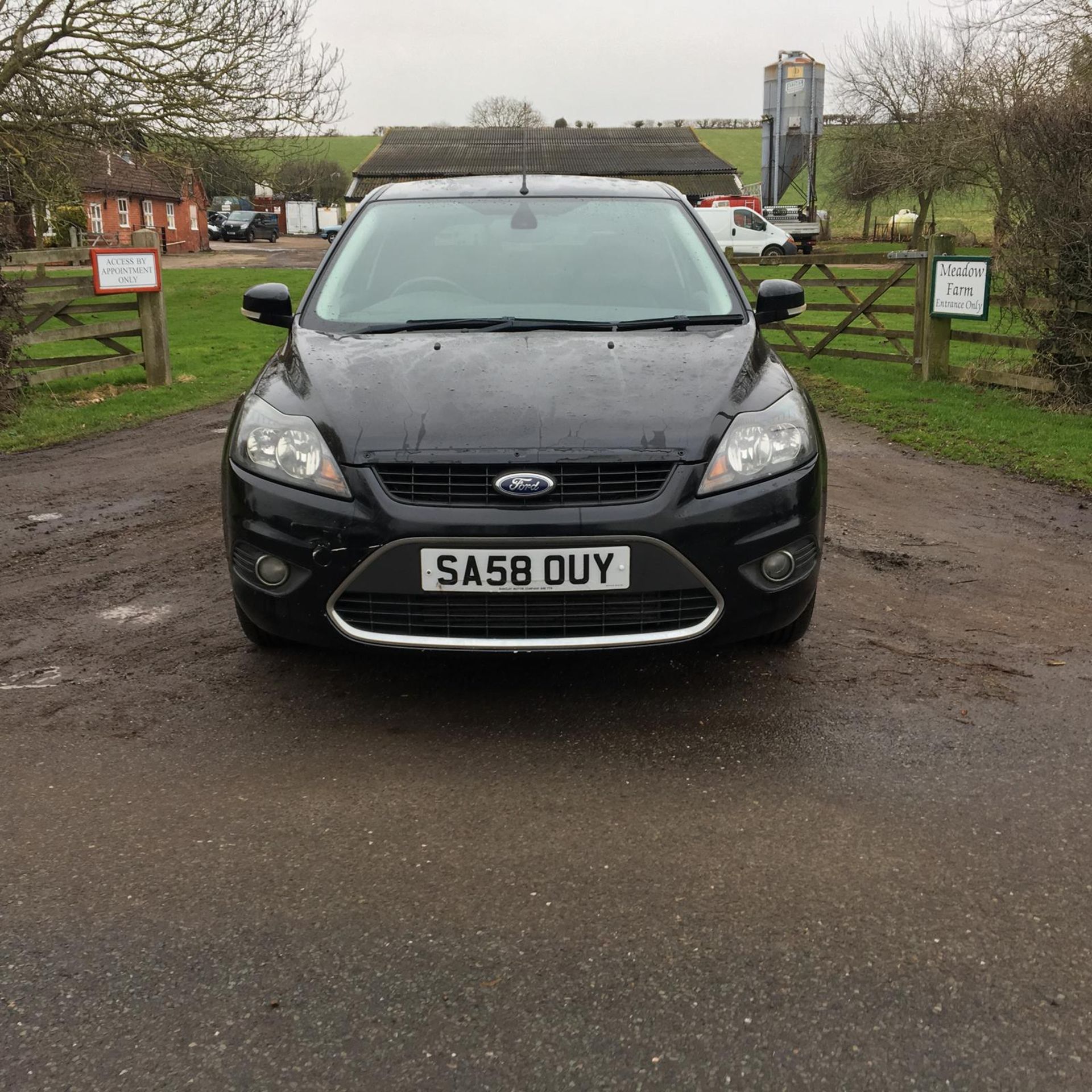 2008/58 REG FORD FOCUS TITANIUM TURBO DIESEL 136 BLACK 3 DOOR HATCHBACK, SHOWING 1 FORMER KEEPER - Image 3 of 11