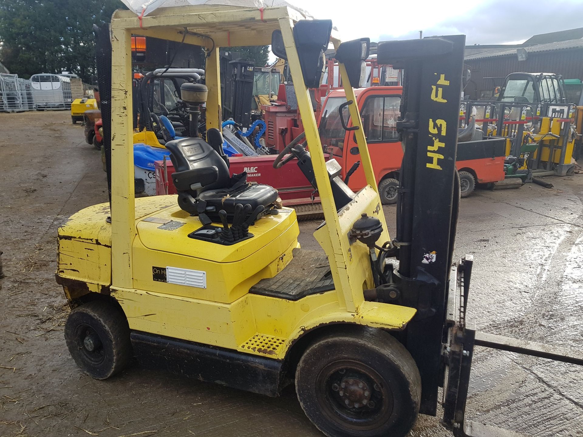 2005 HYSTER H2.50XM 2.5 TONNE DIESEL FORKLIFT, TRIPLE MAST CONTAINER SPEC WITH SIDE SHIFT *PLUS VAT* - Image 9 of 9