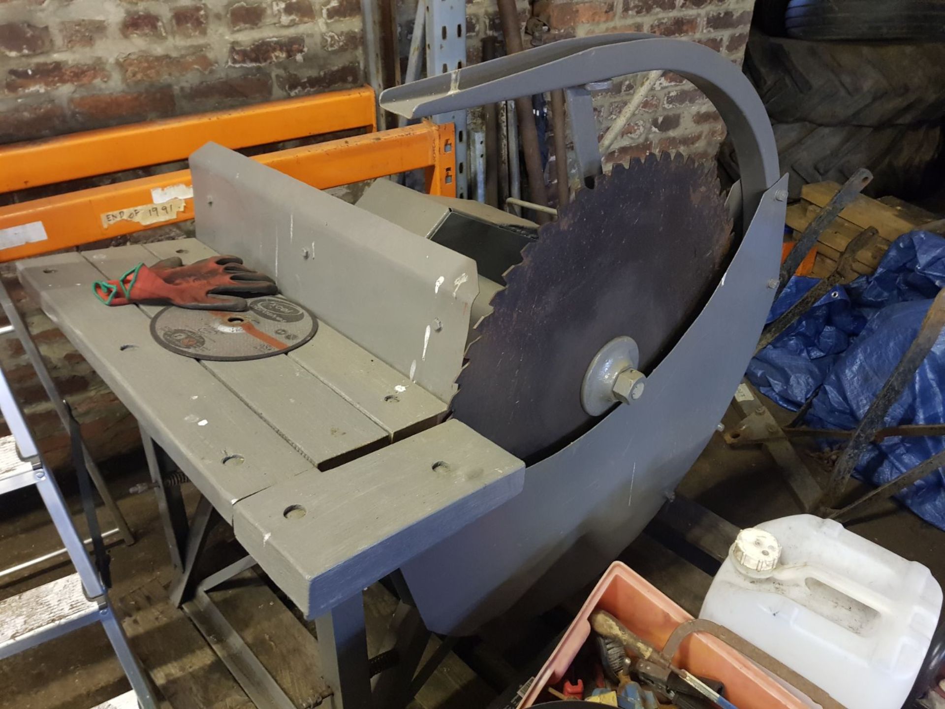 REFURBISHED FERGIE SAW, NEW PULLY BELT, NEW BLADE, GOOD FOR WORK, NAME PLATE ATTACHED *NO VAT* - Bild 3 aus 5