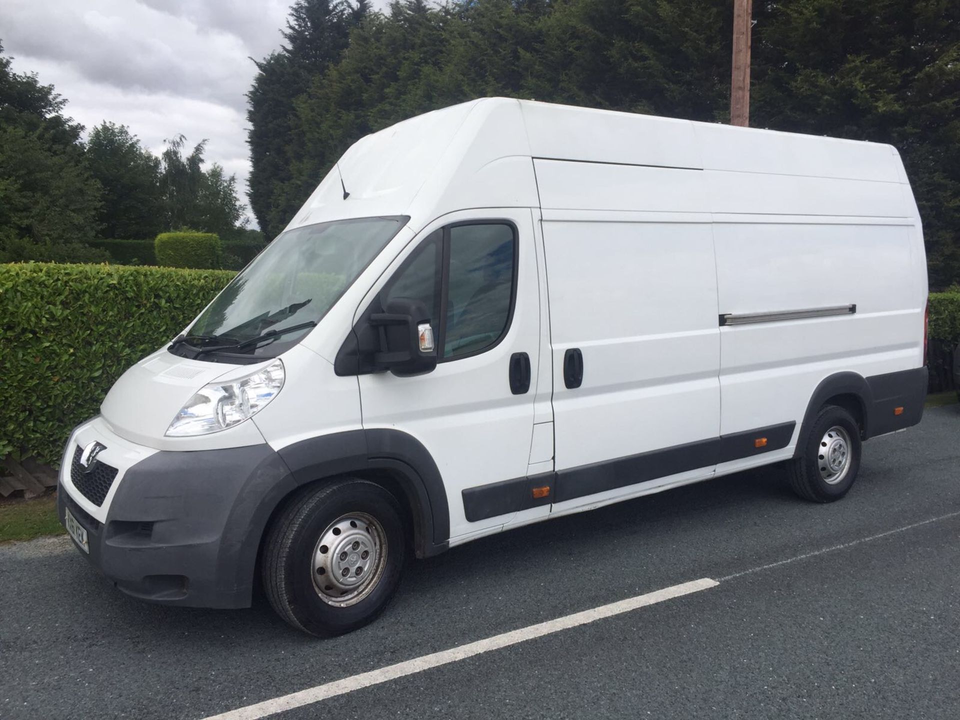 2011/61 REG PEUGEOT BOXER 440 L4H3 HDI, LARGEST AVAILABLE 3.0 DIESEL 160/180 BHP RARE *NO VAT* - Image 2 of 6