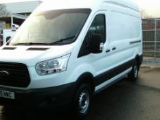 2015/15 REG FORD TRANSIT 350 LONG WHEEL BASE HI-ROOF 2.2 DIESEL PANEL VAN *PLUS VAT*