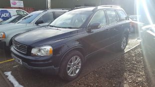 2009/09 REG VOLVO XC90 SE LUX AWD D5 AUTOMATIC BLUE DIESEL ESTATE, SHOWING 0 FORMER KEEPERS *NO VAT*