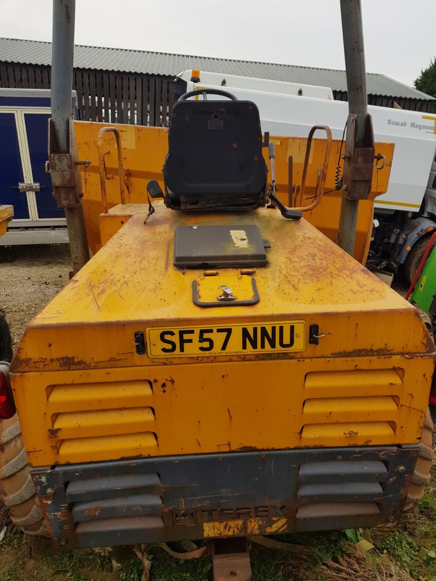 2007/57 REG TEREX PT9000 DUMPER, SHOWING 1 FORMER KEEPER *PLUS VAT* - Image 4 of 5