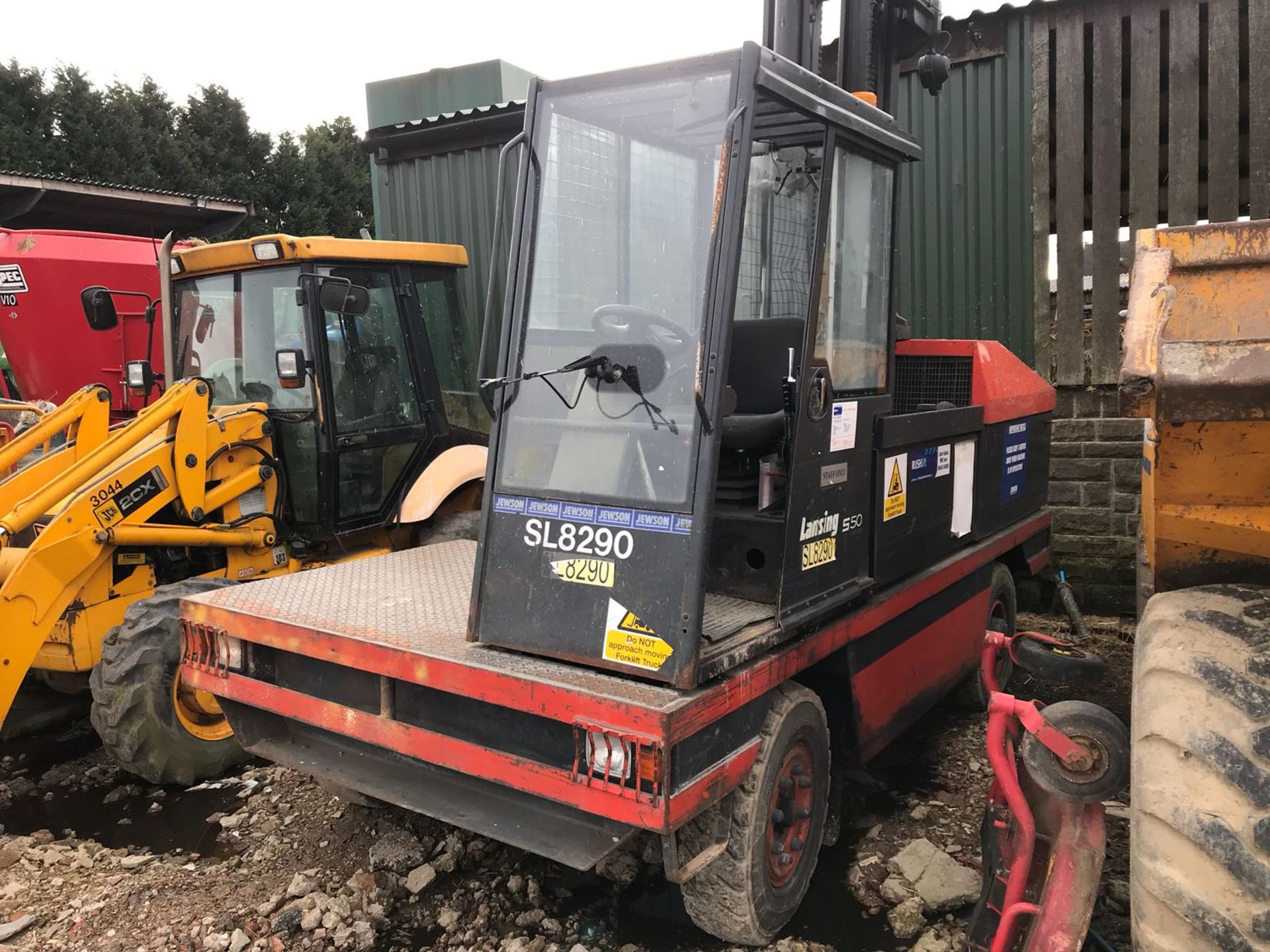 2001 LANSING LINDE S50 SIDE LOADER FORKLIFT *PLUS VAT* - Image 2 of 6