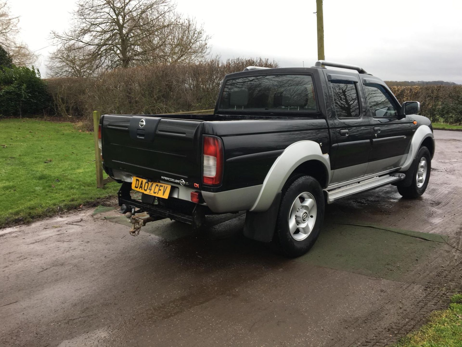 2004/04 REG NISSAN D22 2.5 DIESEL 4X4 NAVARA BLACK / SILVER PICK-UP *NO VAT* - Image 5 of 11