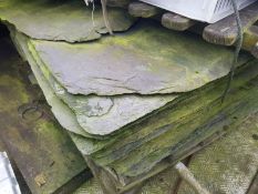 PALLET OF LARGE AND SMALL SLATE, APPROX 200 TILES IN TOTAL *NO VAT*