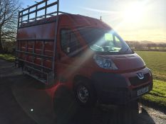 2010/60 REG PEUGEOT BOXER 335 LWB PANEL VAN 2.2 DIESEL, SHOWING 1 FORMER KEEPER *NO VAT*