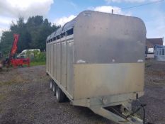 GRAHAM EDWARDS TRI-AXLE CATTLE TRAILER *PLUS VAT*