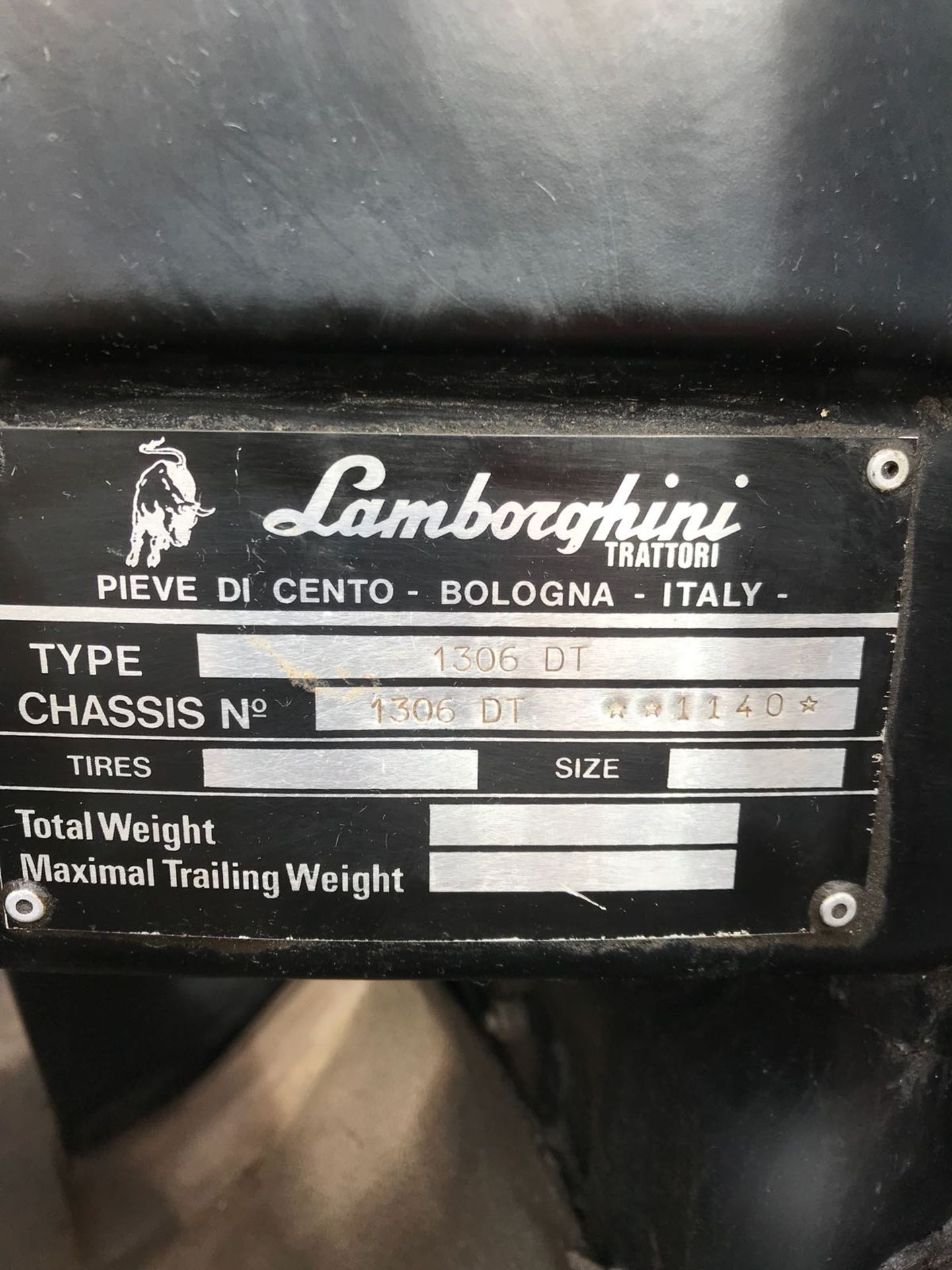 LAMBORGHINI 1106 TRACTOR *PLUS VAT* - Image 11 of 11