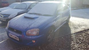 2005/54 REG SUBARU IMPREZA WRX TURBO BLUE PETROL 4 DOOR SALOON *NO VAT*