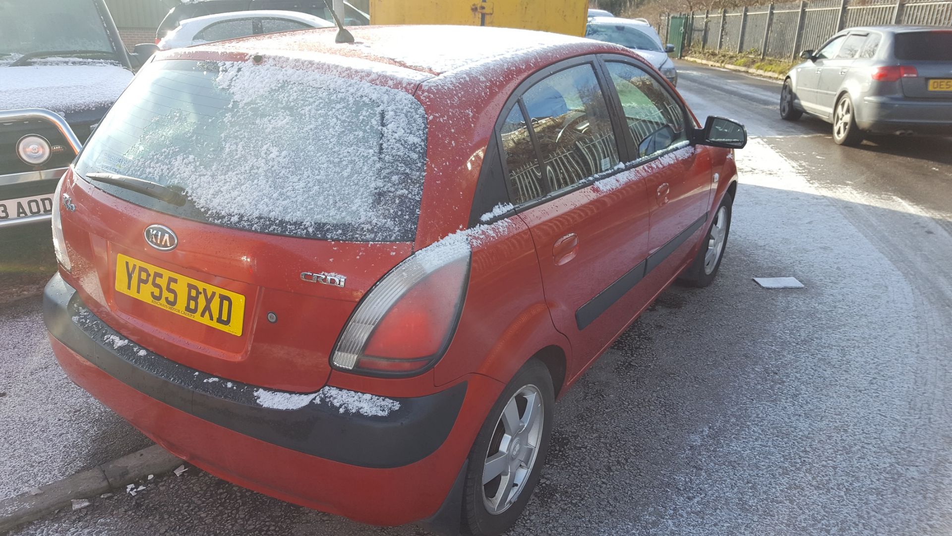 2005/55 REG KIA RIO LX CRDI RED DIESEL 5 DOOR HATCHBACK *NO VAT* - Image 3 of 9