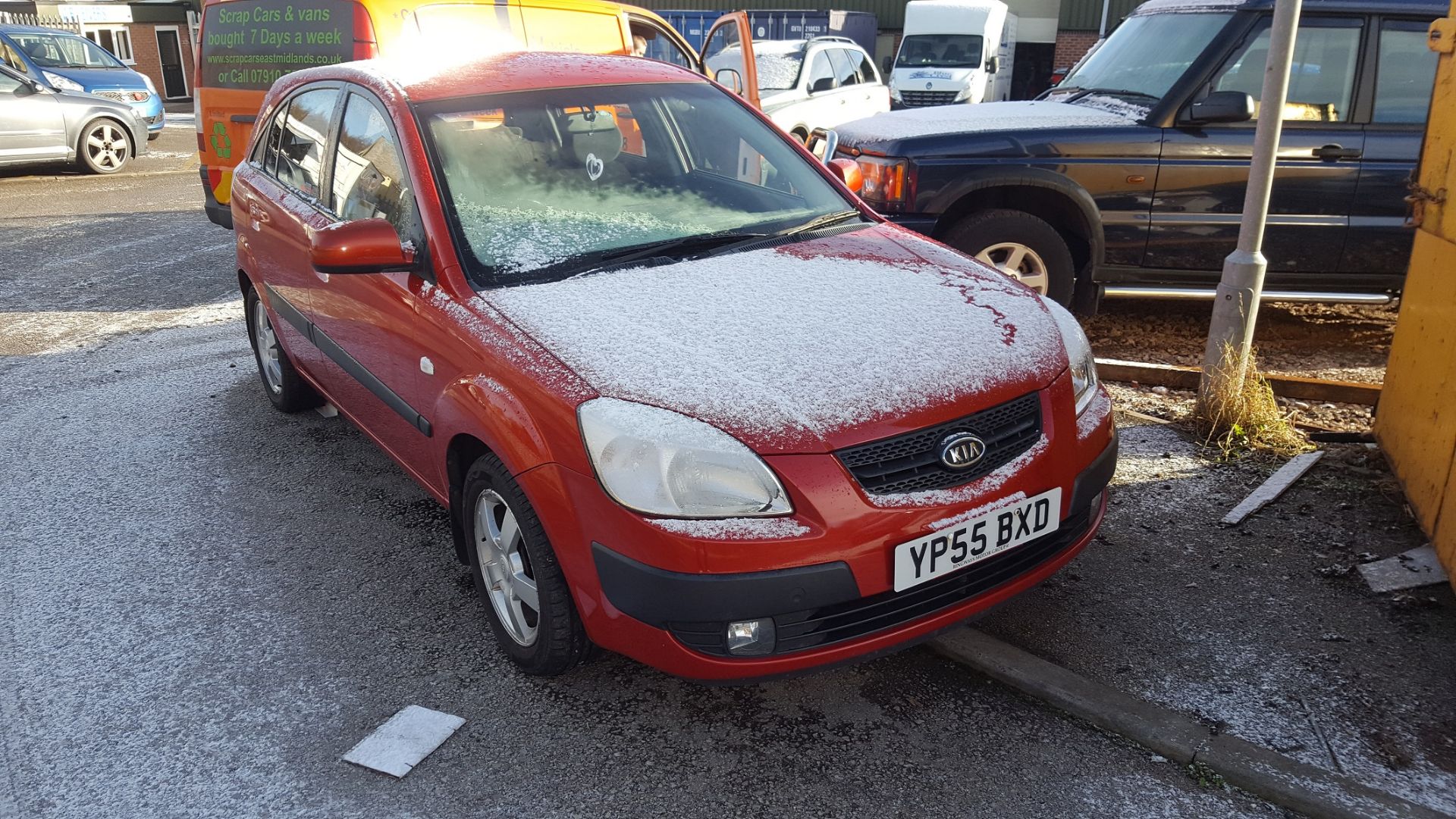 2005/55 REG KIA RIO LX CRDI RED DIESEL 5 DOOR HATCHBACK *NO VAT*