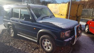 2003/03 REG LAND ROVER DISCOVERY TD5 GS BLUE DIESEL ESTATE *NO VAT*