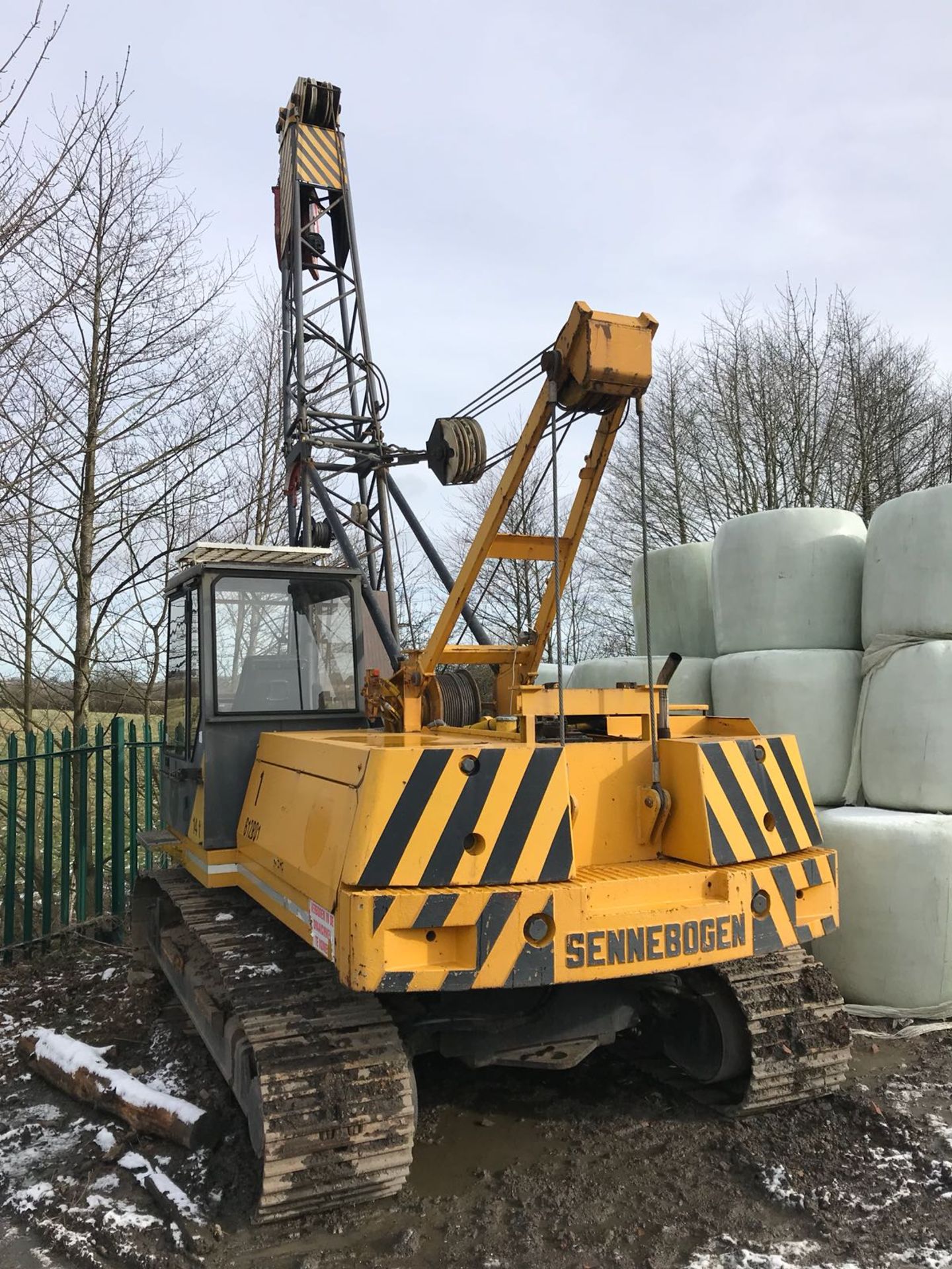 1991 SENNEBOGEN S612 R 20M 14.5T TRACKED CRAWLER CRANE WITH EXPANDING TRACKS *PLUS VAT* - Image 10 of 13