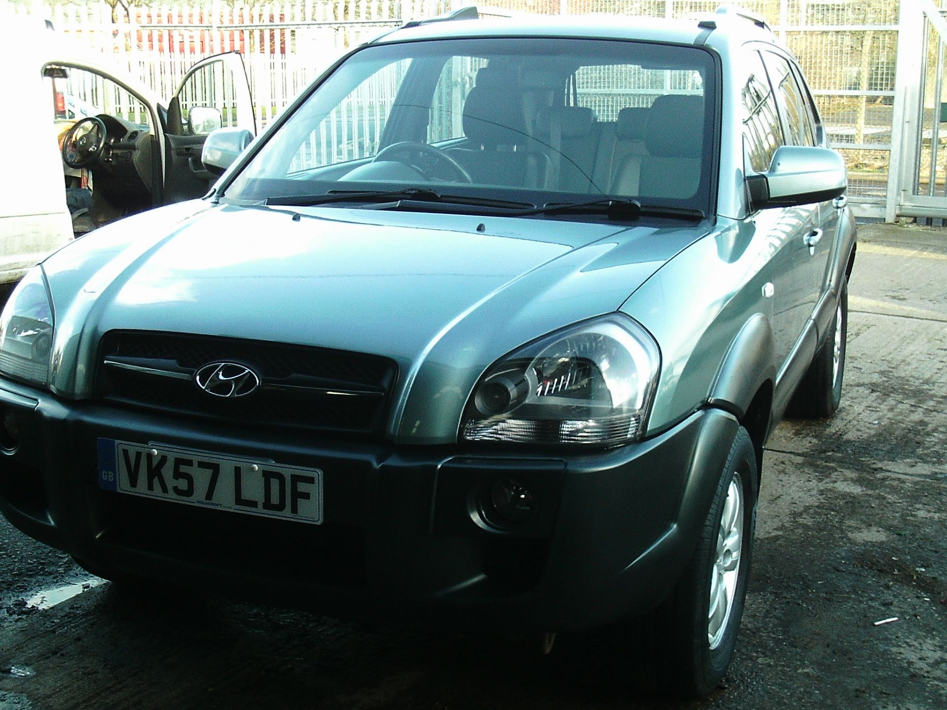 2007/57 REG HYUNDAI TUCSON CRTD CDX 2.0 DIESEL SILVER ESTATE, 4 WHEEL DRIVE *NO VAT* - Image 11 of 14