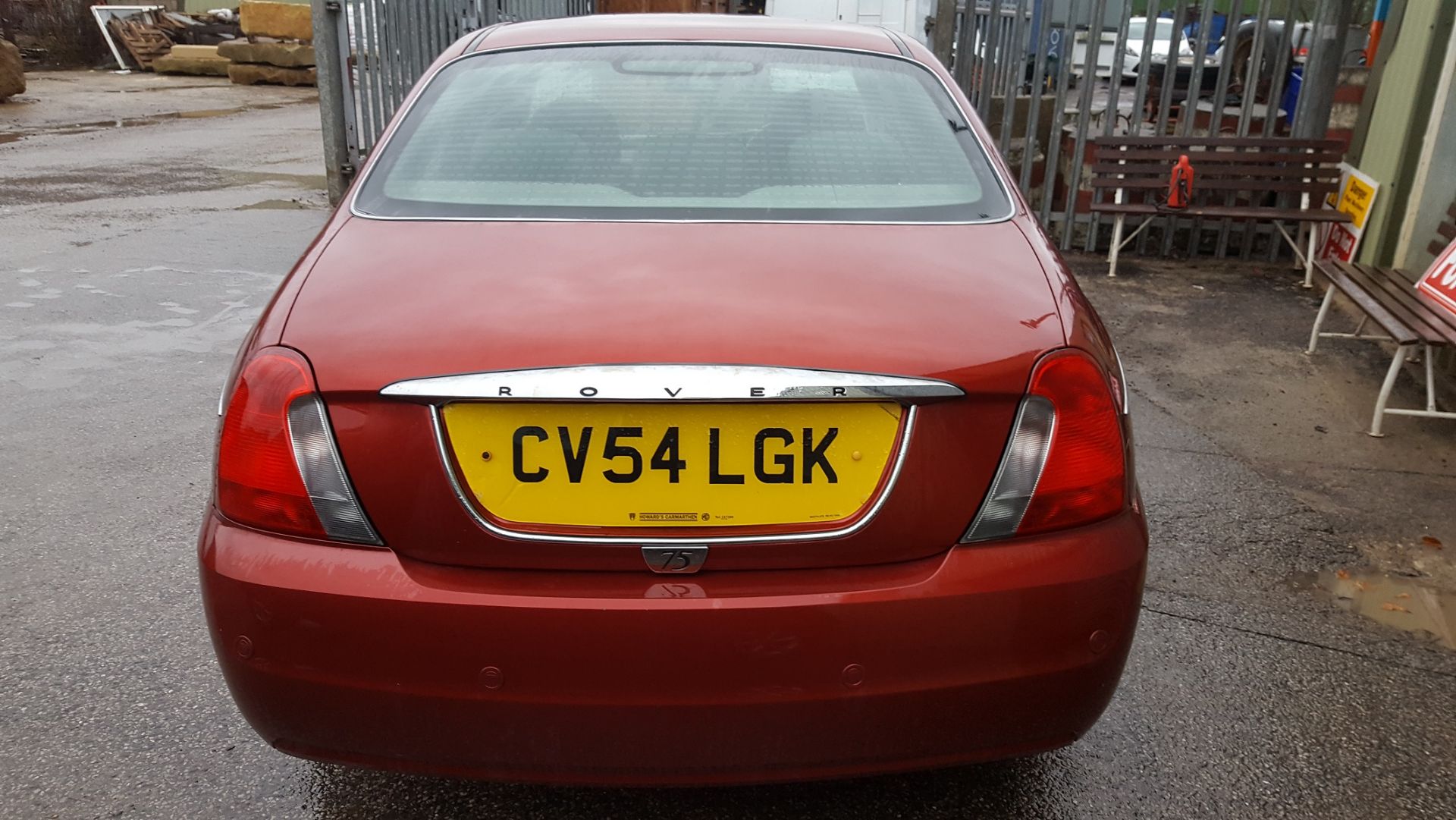 2004/54 REG ROVER 75 CLASSIC RED PETROL 4 DOOR SALOON, SHOWING 1 FORMER KEEPER *NO VAT* - Image 2 of 9