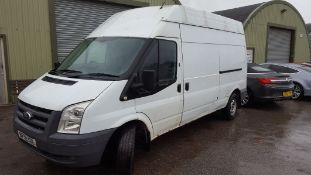 2008/58 REG FORD TRANSIT 115 T350L RWD WHITE DIESEL PANEL VAN *PLUS VAT*