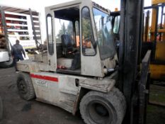 DS - 1989 HEAVY KALMAR DB7-600, 7 TONNE DIESEL FORKLIFT   GOOD WORKING ORDER, STARTS & LIFTS