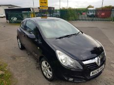 2008/08 REG VAUXHALL CORSA SXI WITH AIR CONDITIONING, MOT UNTIL MARCH 2018 *NO VAT*