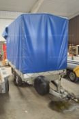COVERED TWIN AXLE TRAILER