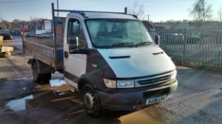 2006/06 REG IVECO DAILY 3.0L 60C17 WHITE / BLUE DIESEL TIPPER, SHOWING 2 FORMER KEEPERS *PLUS VAT*