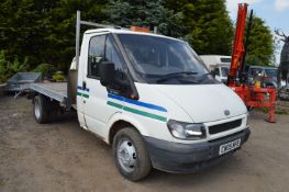 2005/05 REG FORD TRANSIT 350 MWB TURBO DIESEL BEAVERTAIL *PLUS VAT*