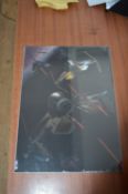 LIMITED EDITION STAR WARS 3D LITHOGRAPHIC PRINT WITH CERTIFICATE OF AUTHENTICITY