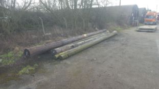 7X 36FT TELEGRAPH POLES *PLUS VAT*