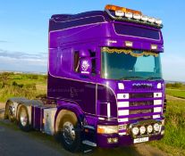 2002/02 REG SCANIA 4-SRS L-CLASS SLEEPER CAB