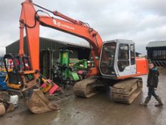 10 TONNE HITACHI DIGGER / EXCAVATOR, RUNS, DRIVES, DIGS, CLEAN & TIDY, SHOWING 6,021 HOURS